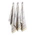 Cotton French Jacquard Dish Towels, 20x28 Set of 3, Decorative Tea Towels for Everyday Kitchen Cooking and Baking